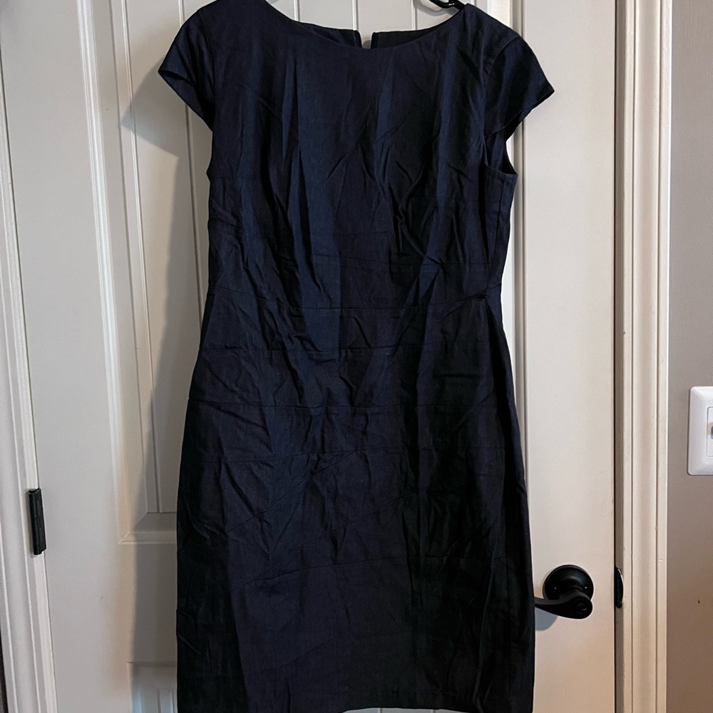 Alyx Black Sheath Dress with Bateau Neckline